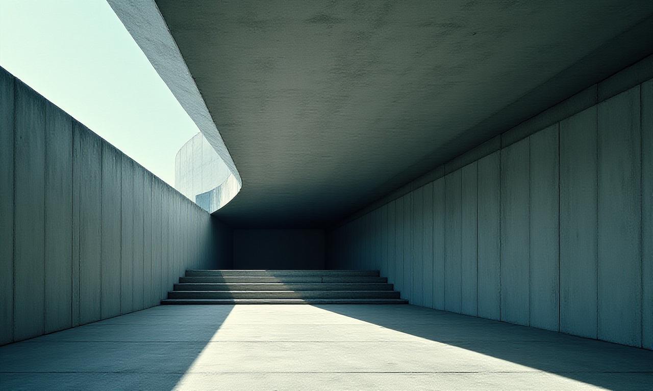 Brutalist architecture abstraction representing solid business foundations